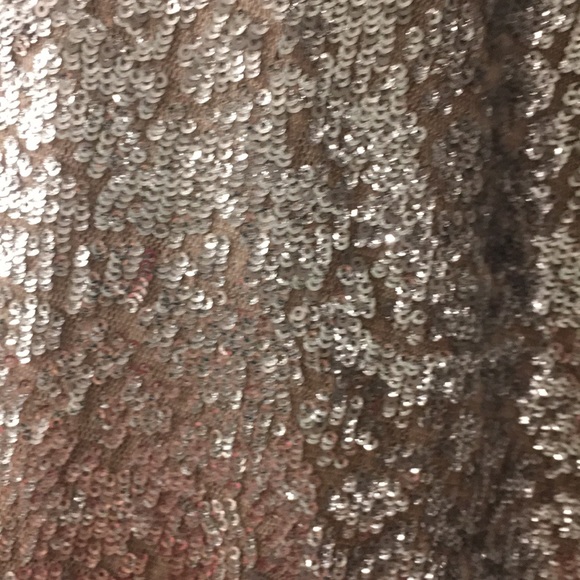Alice & Olivia Silver Sequin Vest medium EUC - Picture 4 of 5